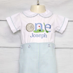 Hole In One First Birthday, Golf First Birthday Outfit, Baby Boy Golf Outfit, Golf Birthday Outfit, 1st Birthday Boy Outfit 294000