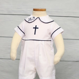Baptism Outfit for Boy, Baptism Boy Outfit, Baby Boy Baptism Outfit, Boy Christening Outfit, Boy Baptism Outfit, Boy Baptism Romper 293141
