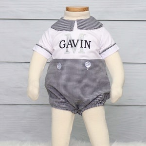 Baby Boy Outfit, Classic Baby Boy Clothes, Black Baby Bubble, Boy Bubbles, Classic Baby Clothing, Baby Boy Clothes, Zuli Kids  294475