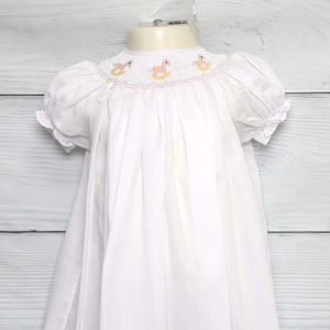 Smocked Dress, Little Girl Dresses, White Smocked Dress, Smocked Dresses, Horse Clothes, Cake Smash Outfit 412058 A048