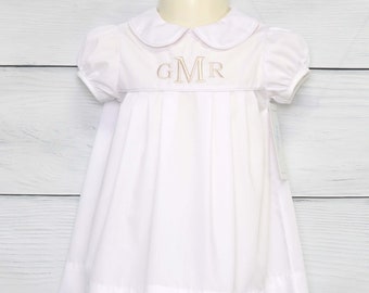 Christening Dress for Baby Girl, Baptism Dress for Baby Girl, Heirloom Christening Gown, Ivory Baptism Dress, Baby Girl White Dress 292189