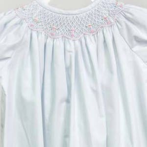 Baby Girl Coming Home Outfit, Smocked Gown, Smocked Baby Gown, Baby Girl Gown, Baby Girl Clothes,  Heirloom Gown 412813 - DD126