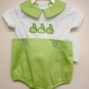 Baby boy easter romper clearance
