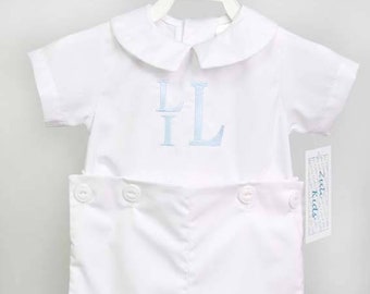 modern baby boy baptism outfit