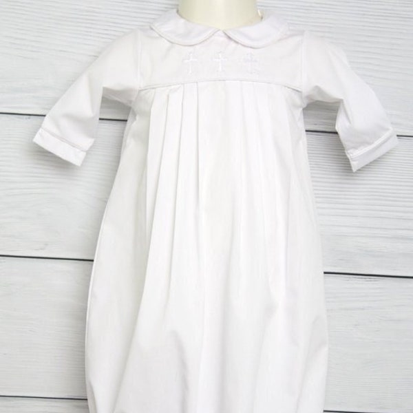 Christening Gown, Boy Christening Gowns, Christening Romper, Boys Christening Outfit, Boys Baptism Outfit, 293333