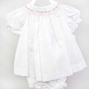 Baptism Dress for Baby Girl, Baby Baptism Dress, Baby Smocked Easter Dress, Smocked Easter Dresses Baby Girl,  412641 -CC214