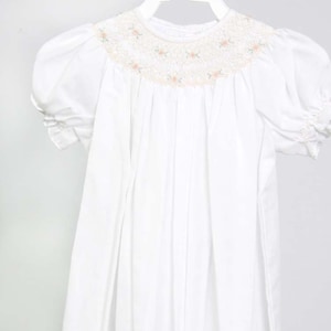 Baptism Dress for Baby Girl, Christening Dress for Baby Girl, Baby Girls Baptism Dresses,  Baby Girl Smocked Dress, 412683 - CC260