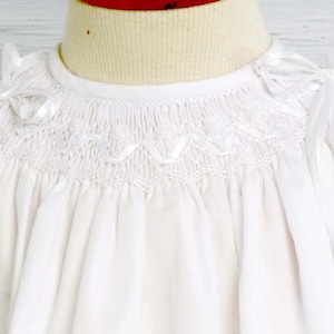 Baptism Dress for Baby Girl, Christening Dress for Baby Girl, Heirloom Baptism Gown, Smocked Baptism Dress, Zuli Kids 412835-DD222