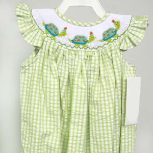 Infant Girl Clothes, Smocked Baby Outfit, Smocked Infant Girl Clothes, Smocked Baby, Infant Girl Smocked Clothes, Baby Bubbles  412792-DD182