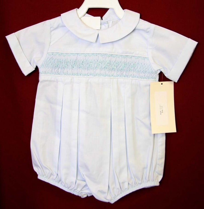 Boy Smocked Bubble Boys Smocked Clothes Easter Smocked Boy Etsy