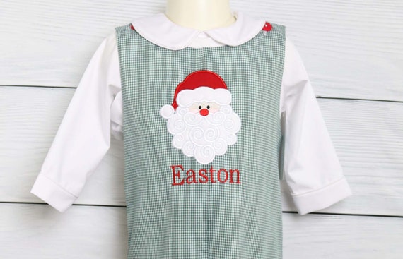 baby boy first christmas outfit personalized