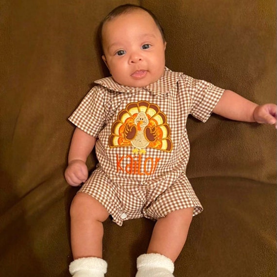 Newborn thanksgiving outfit boy sale