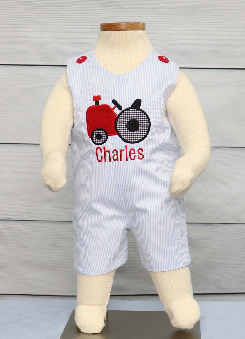 Baby Boy Clothes Toddler Boy Clothes Tractor Birthday John Etsy