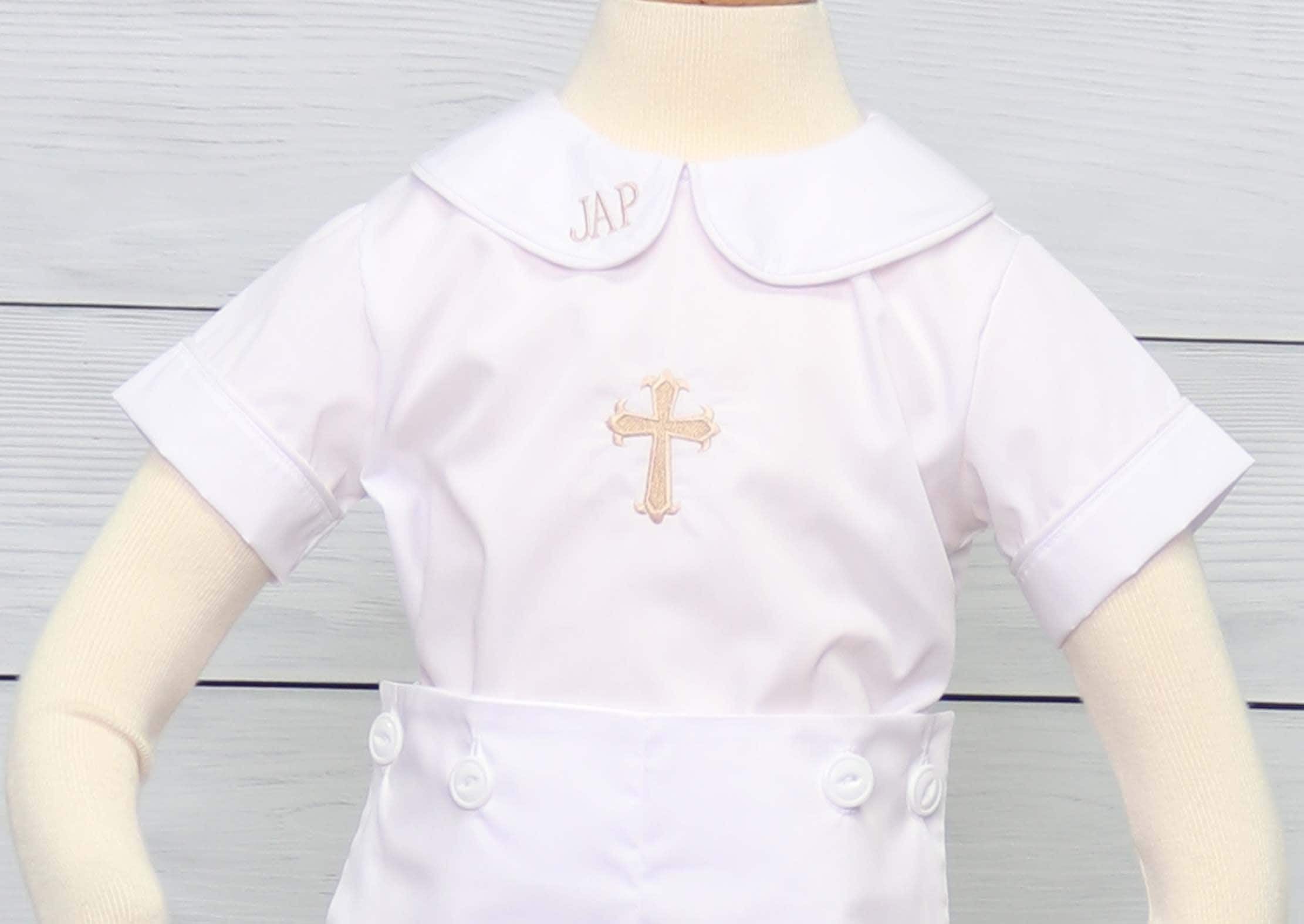 Boys Baptism Outfits Baby Boy Dedication Outfit Toddler Boy Etsy