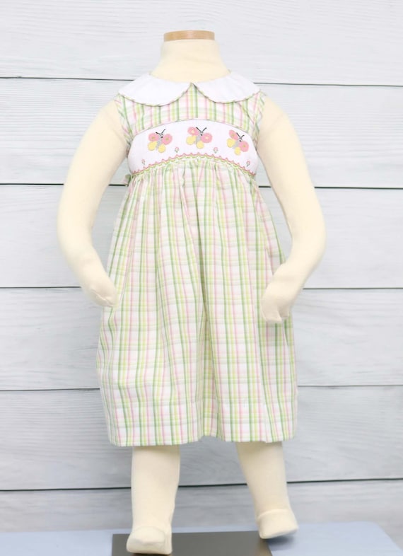 Smocked easter shop dresses for toddlers