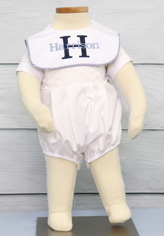 etsy baby boy baptism outfit