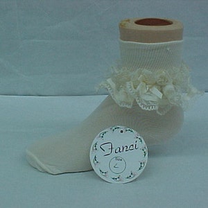 Ruffle Socks Baby Socks Pageant Socks Girls Socks Lace - Etsy