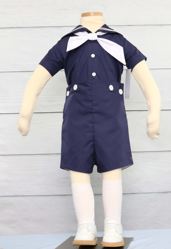 sailor dress for baby boy