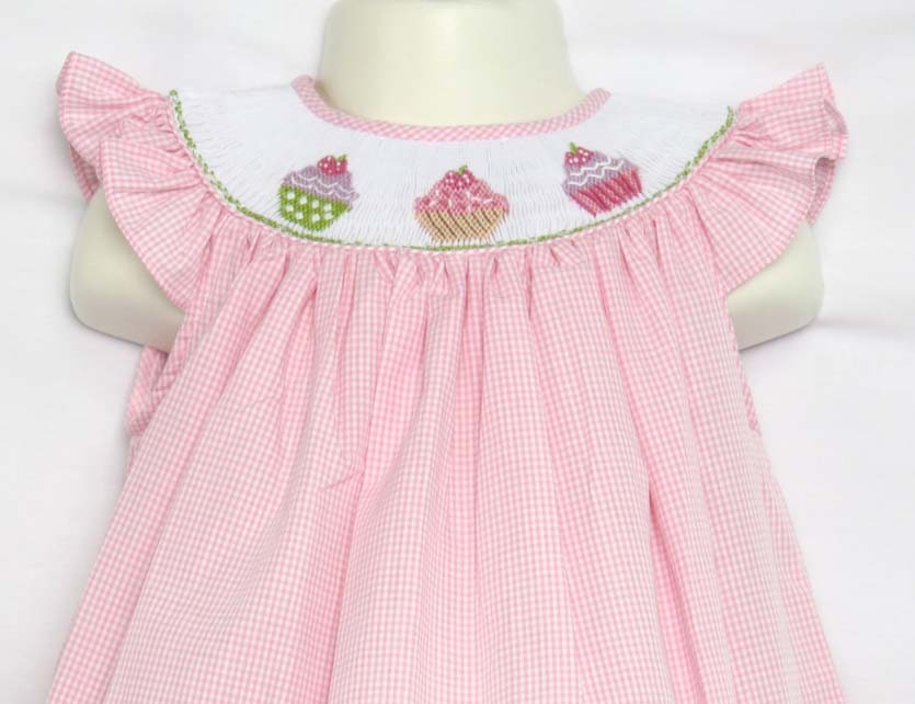 Smocked Birthday Dress Smocked Dress Birthday Smocked Dress Cupcake Smocked Dress Cupcake Dress Birthday Dress 1 Year Old 412387 CC030