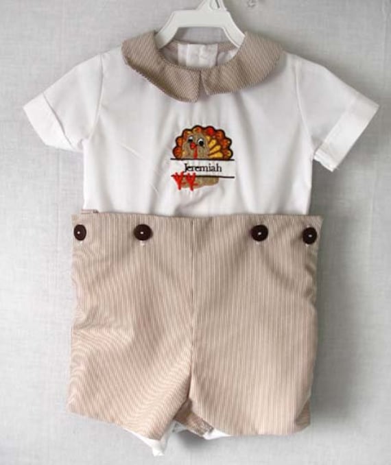 newborn boy thanksgiving outfit