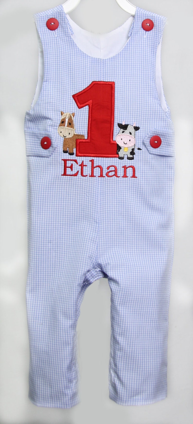 1st Birthday Boy Outfit Baby Boy Birthday Outfit Farm Etsy