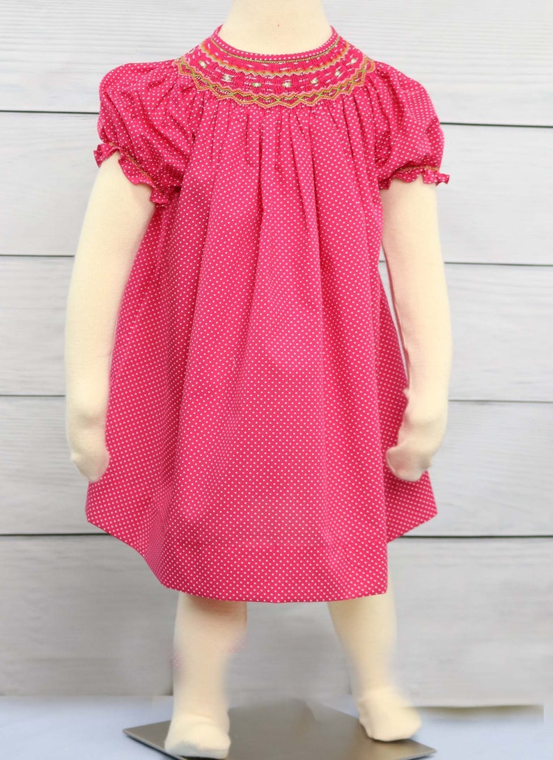 baby girl easter smocked dress
