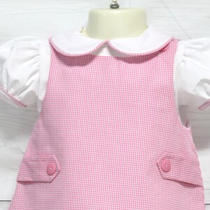 Toddler Easter Dress – Baby Girl Easter Outfit – Pink Cotton Gingham Baby Easter Dress by Zuli Kids 294232