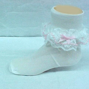 Beaded Socks, Lace Socks, Baby Socks, Frilly Socks, Kids Socks, Newborn Socks, Toddler Socks, Little Girl Socks, Baby Lace Socks 292420