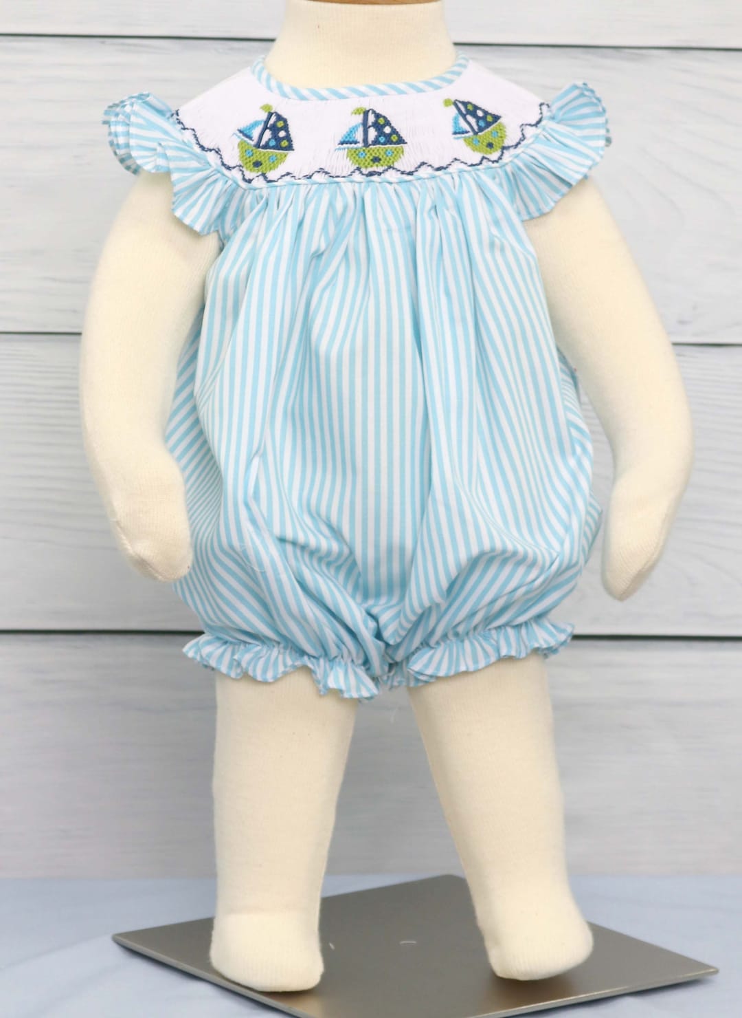 Smocked Bubble, Baby Smocked Bubble, Baby Girl Rompers, Summer