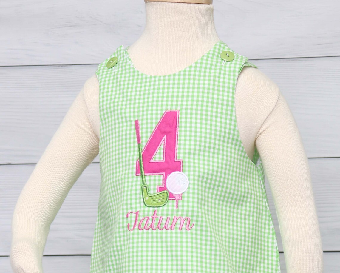 Baby Girl Golf Outfit for a Golf Birthday Party First Etsy