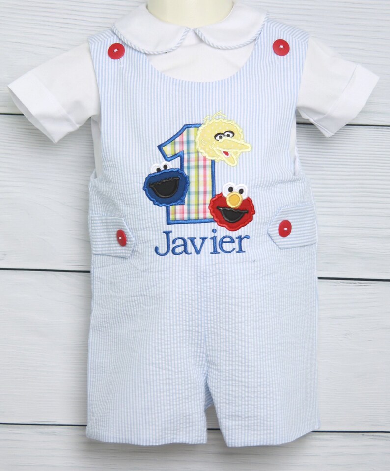 elmo 1 birthday outfit boy