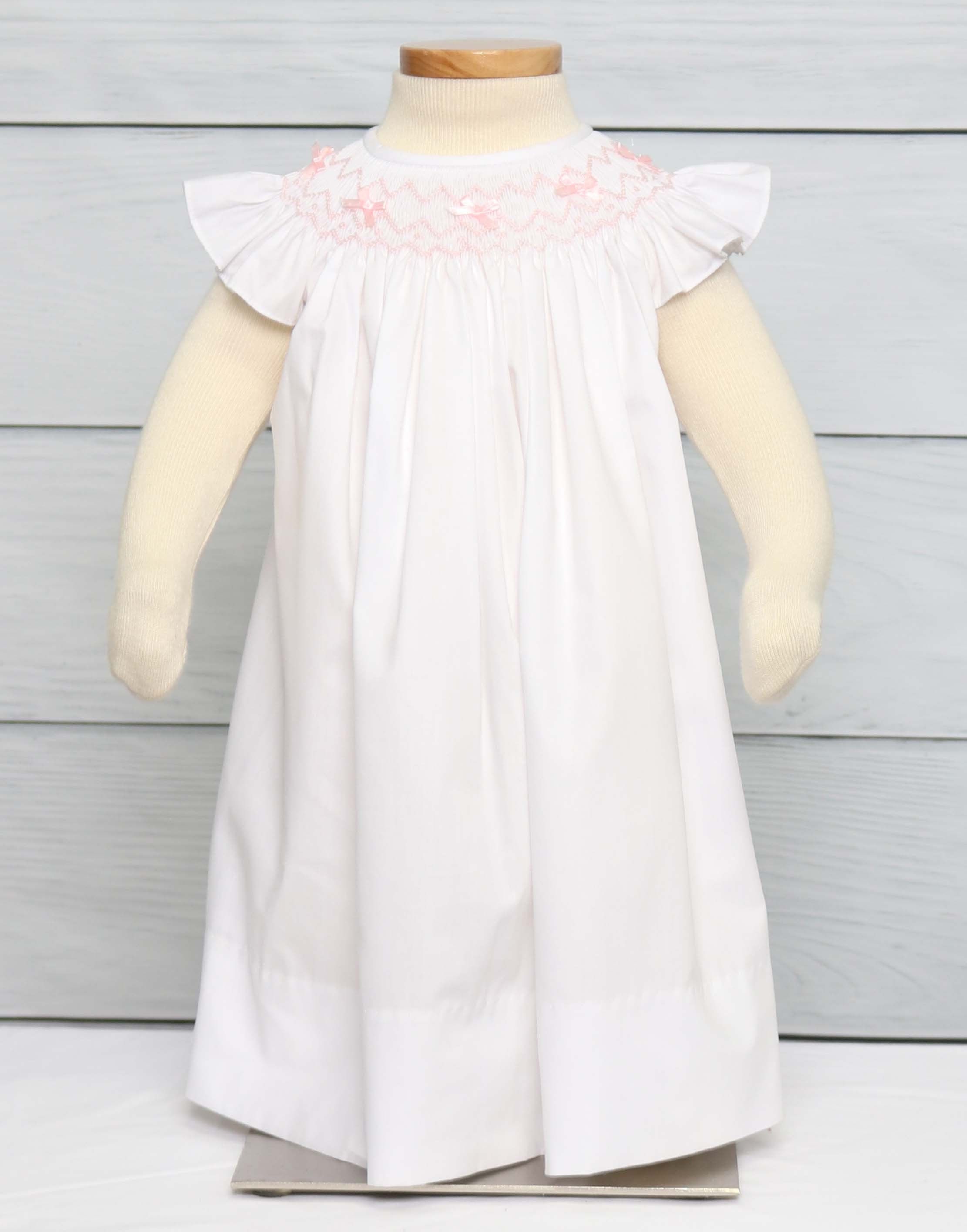smocked easter dress baby girl