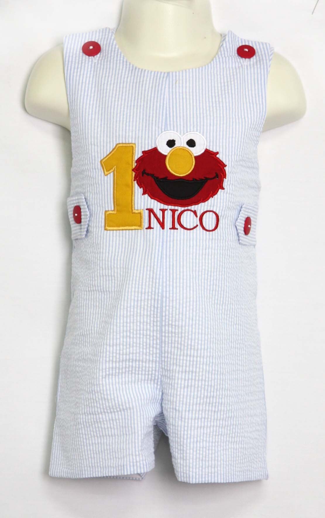 elmo birthday outfit boy