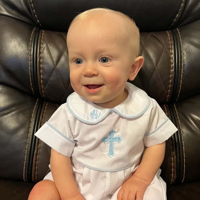 Boys Baptism Outfit Baptism Clothes for Boy Baptism Boy Etsy