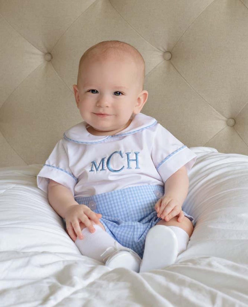 cute baby boy baptism outfit