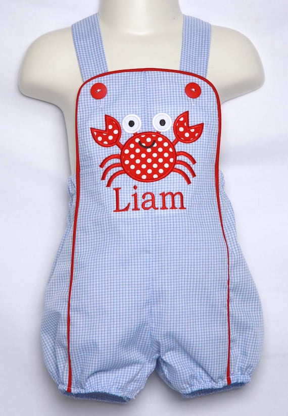baby boy crab outfit