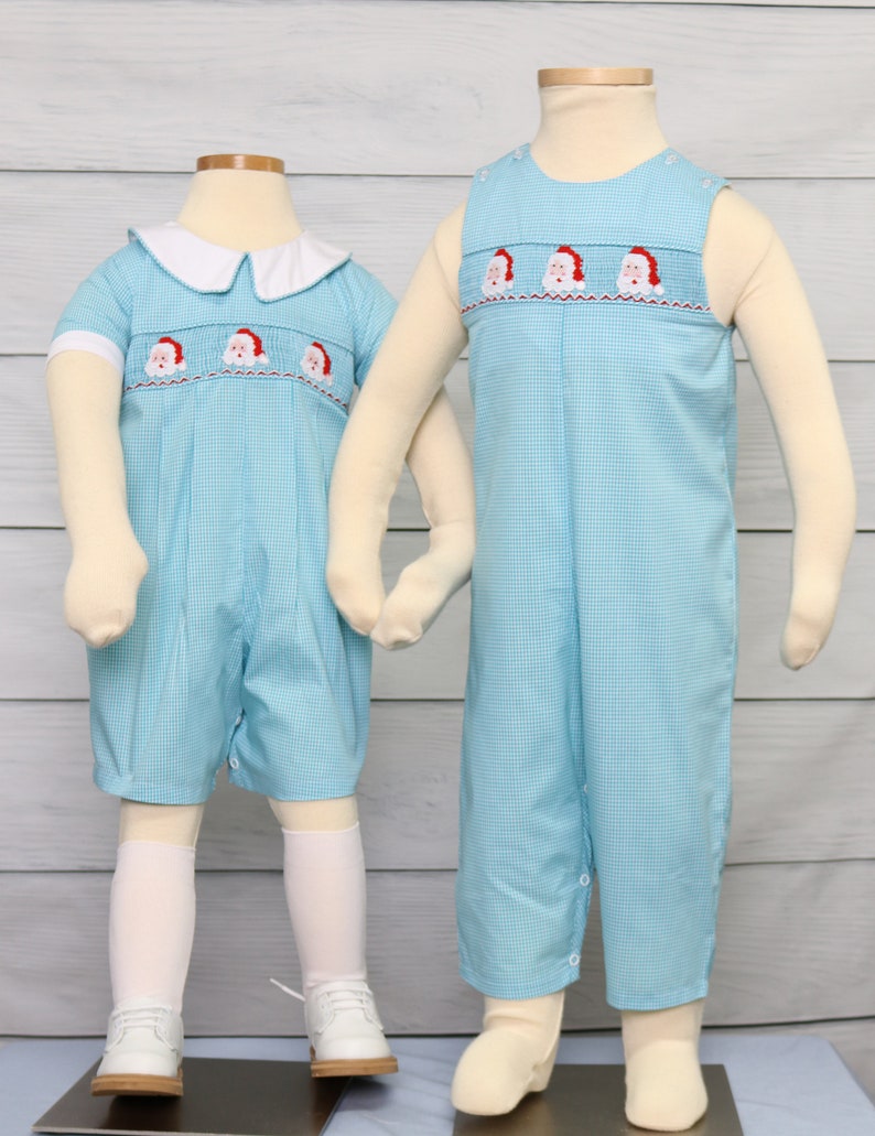 Tenue de Noël de bébé garçon vêtements de bébé smocked | Etsy