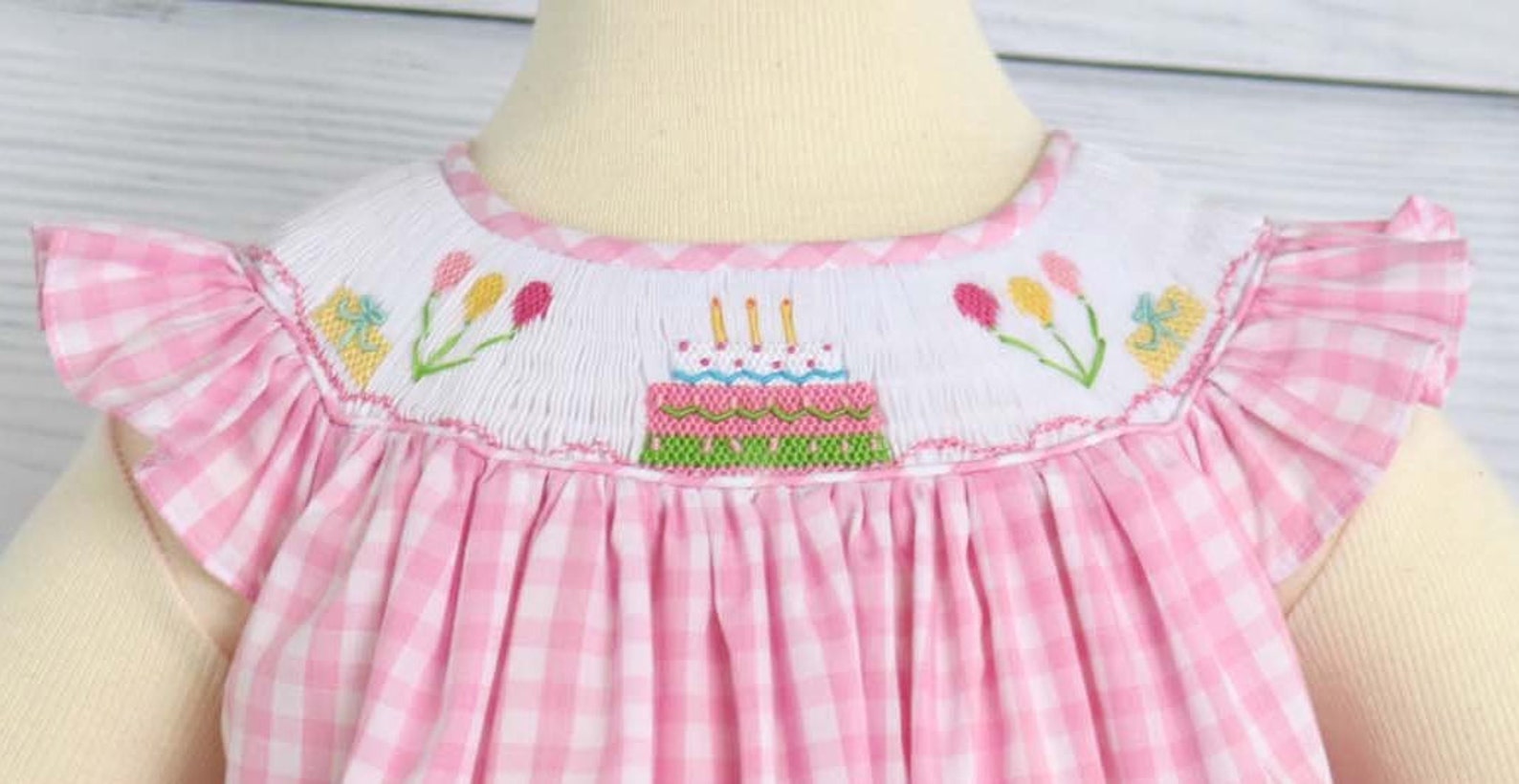 Smocked Birthday Dress Smocked Birthday Birthday Smocked Etsy