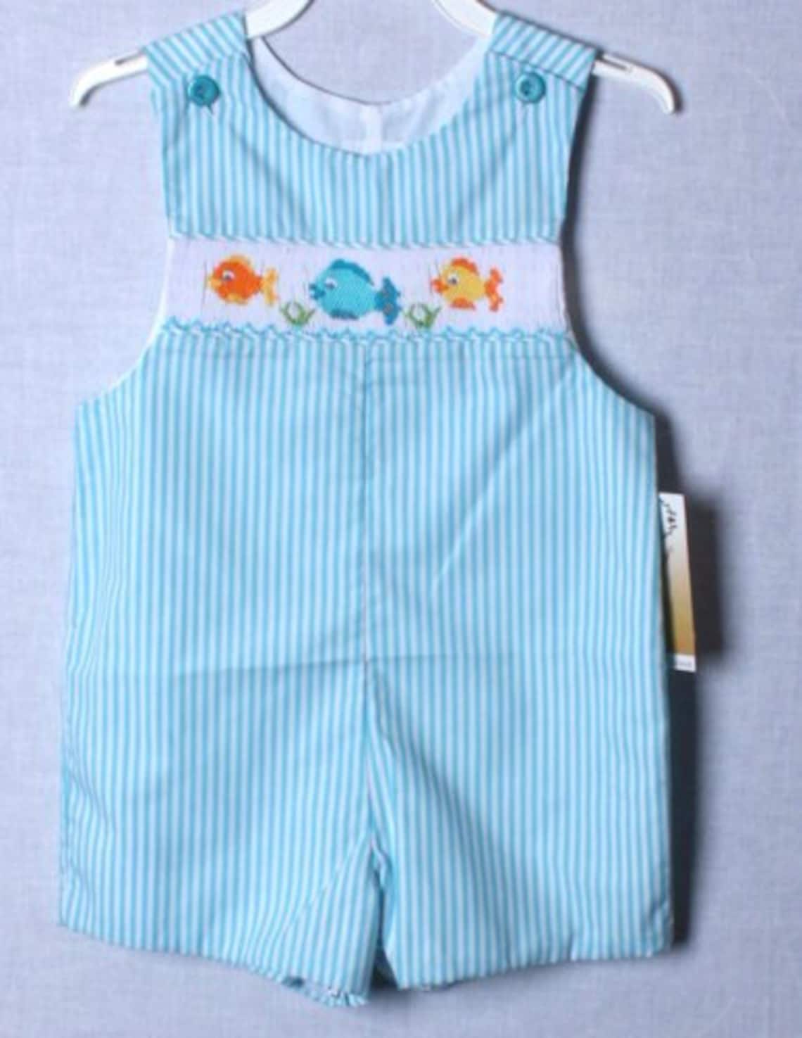Baby Boy Smocked Clothing Smocked Boys Baby Boy Romper Etsy