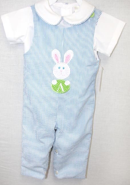 Toddler Boy Easter Outfit with Personalized Bunny Rabbit in | Etsy