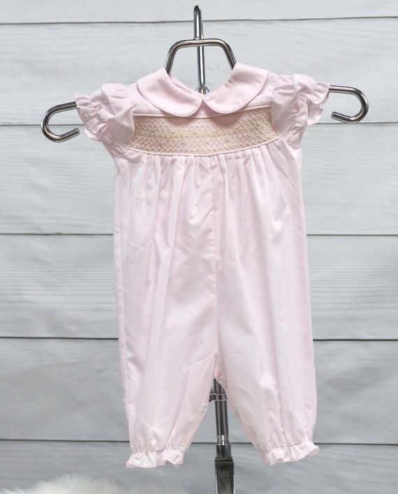 Infant Girl Clothes with Smocking, Childrens Clot… - image 3