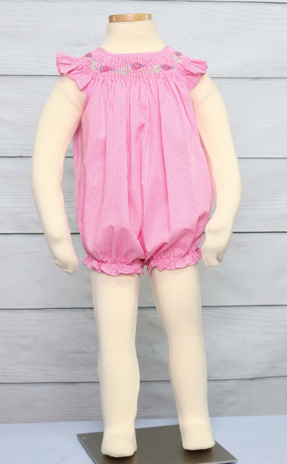 Baby Girl Clothes, Smocked Bubble, Smocked Dress, Baby Girl Smocked Dress, Smocked Baby Clothes