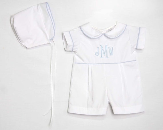 modern baptism outfit boy