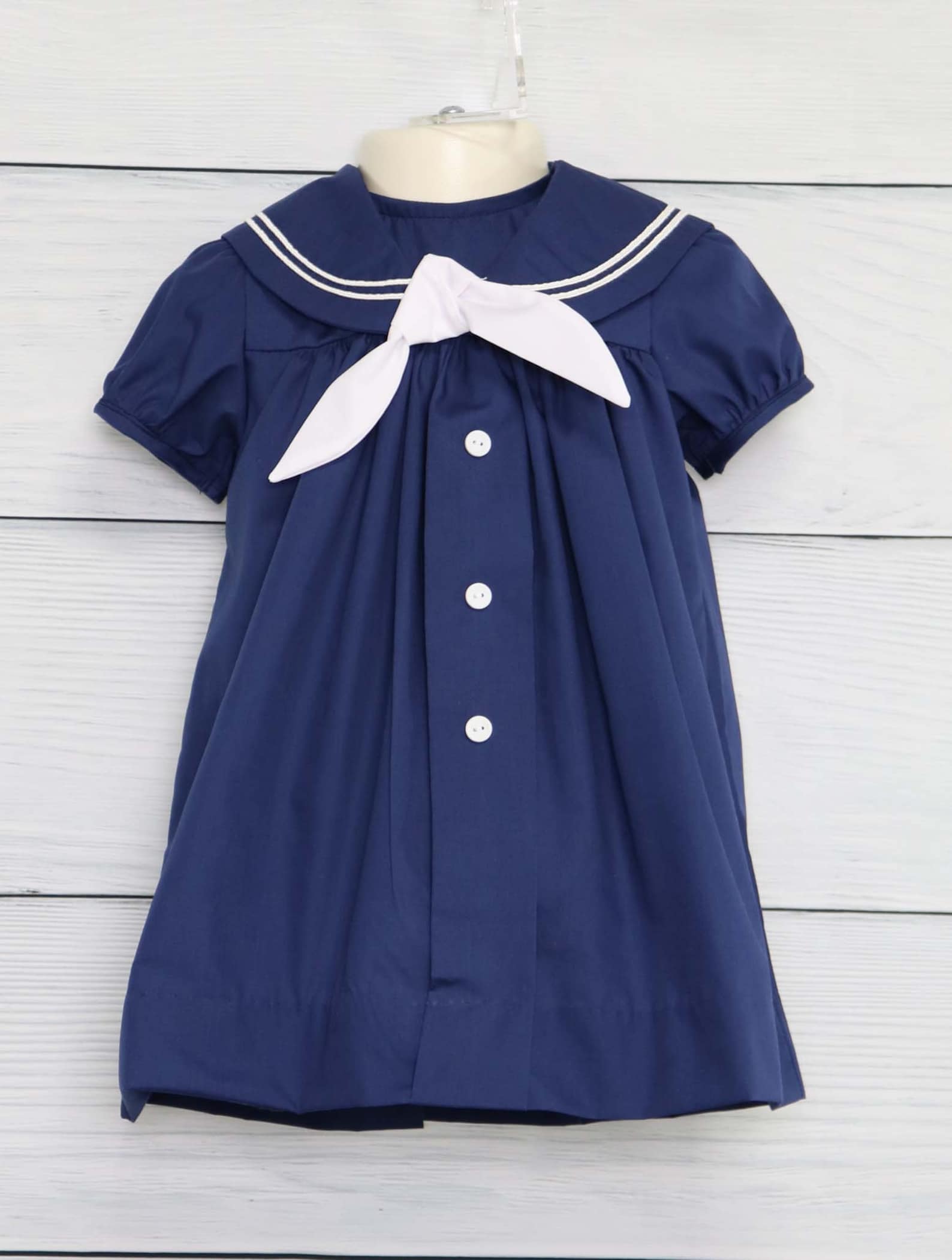 Toddler Nautical Dress Little Girls Sailor Dress Sailor Etsy