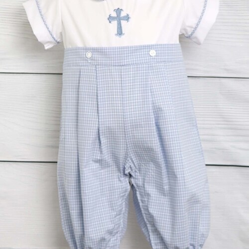 Boys Baptism Outfit Baby Boy Christening Outfit Etsy