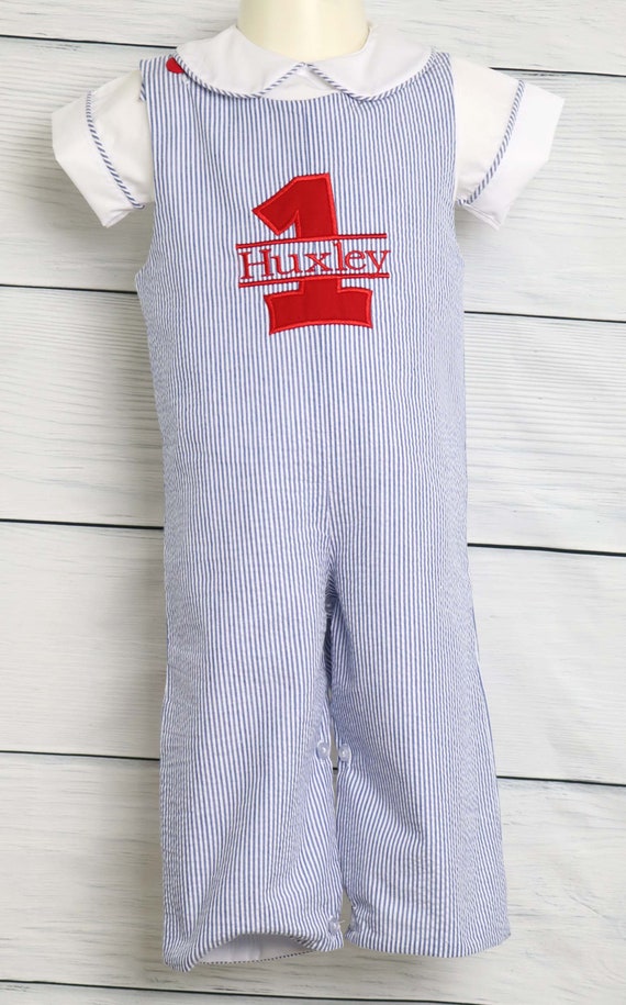 First Birthday Romper Boy, Baby Boy First Birthday Outfit Boy, Baby Boy One Year Birthday Outfit, One Year Old Boy Birthday Outfit, 292225 Il_570xn