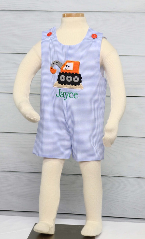 Cake Smash Outfit Boy Construction, Baby boy First Birthday Outfit, Construction Romper, Construction Birthday Outfit, Zuli Kids 292969 Il_570xn