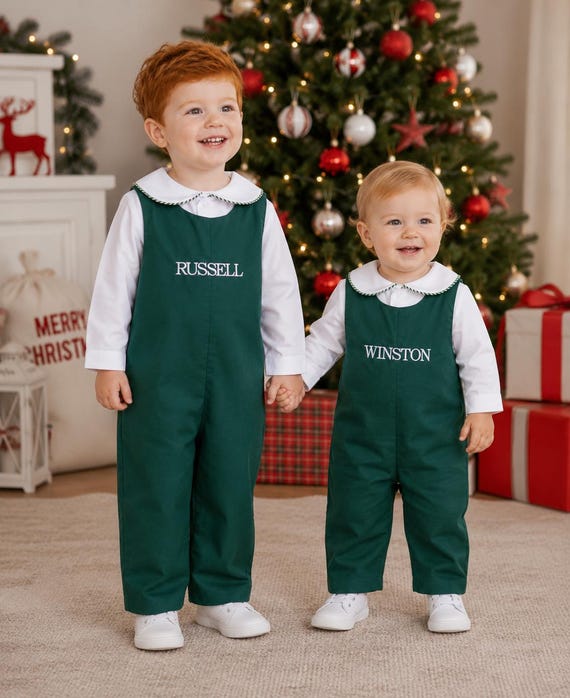 boys christmas dress clothes Matching Brother Outfits - Santa Pictures - Boy Clothes- Baby Boy Christmas - Formal Wear 292037 Matching broth...
