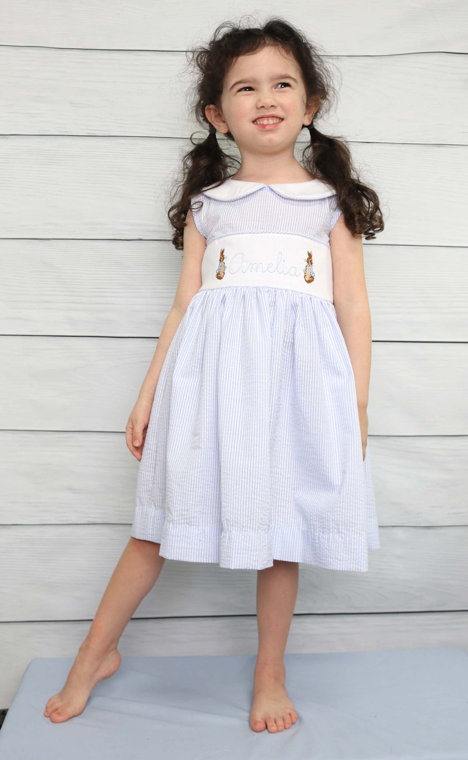 Bunny Rabbit Dress, Easter Dresses for Girls, Toddler Girl Easter Dress ...