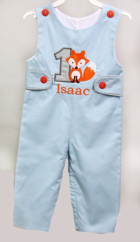 fox first birthday shirt